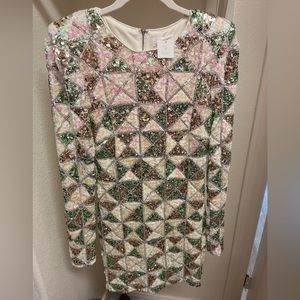 Just me sequin mini dress